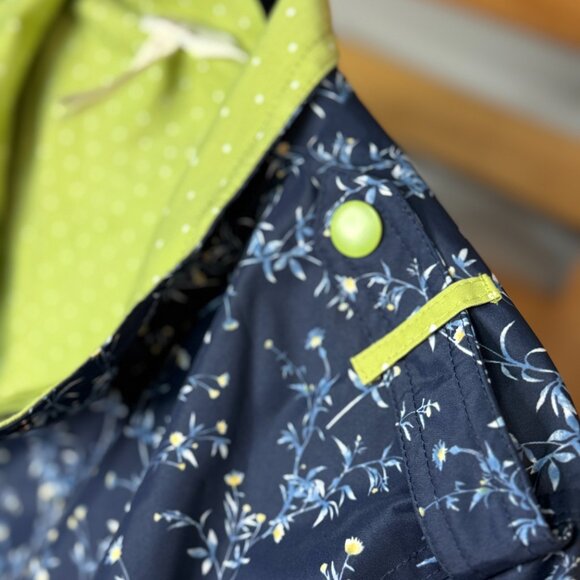 Matilda Jane Navy Floral Rain Jacket | Women’s Small - Picture 4 of 7